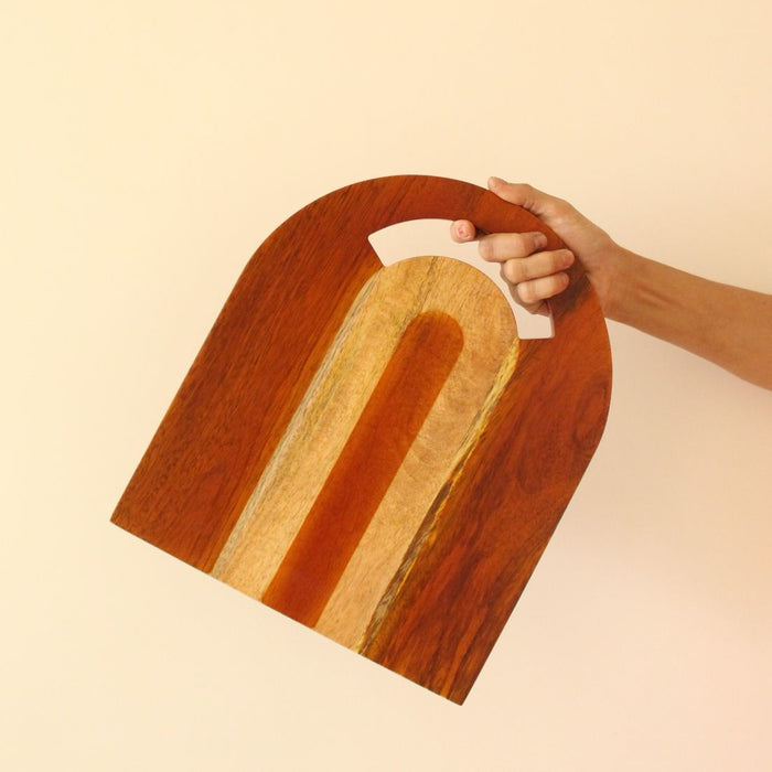 Wooden Semi-Elongated Platter