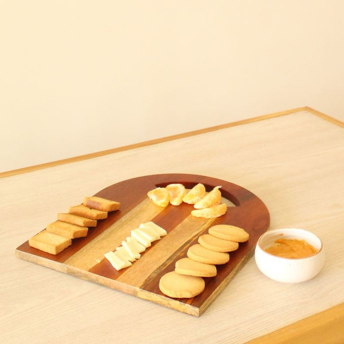 Wooden Semi-Elongated Platter