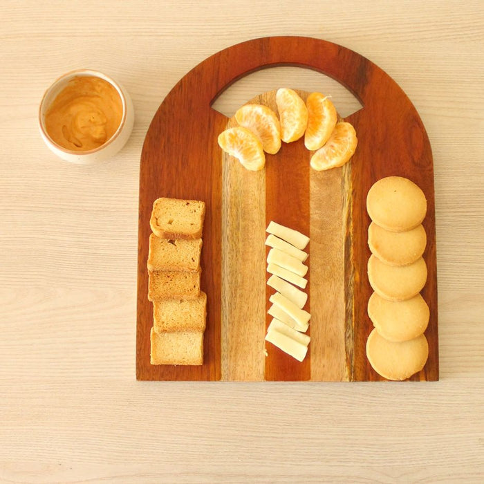 Wooden Semi-Elongated Platter