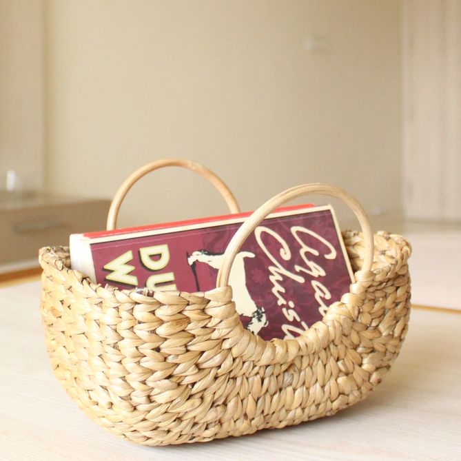 Cane Handle Weaver Basket