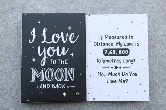 Moon and Back Card