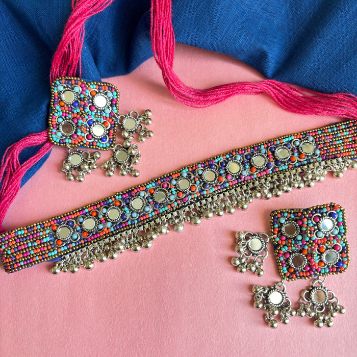 Mumtaaz Multicolor Choker Set