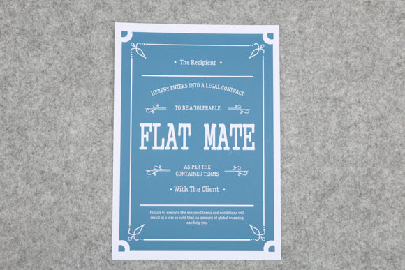 Flatmate Contract