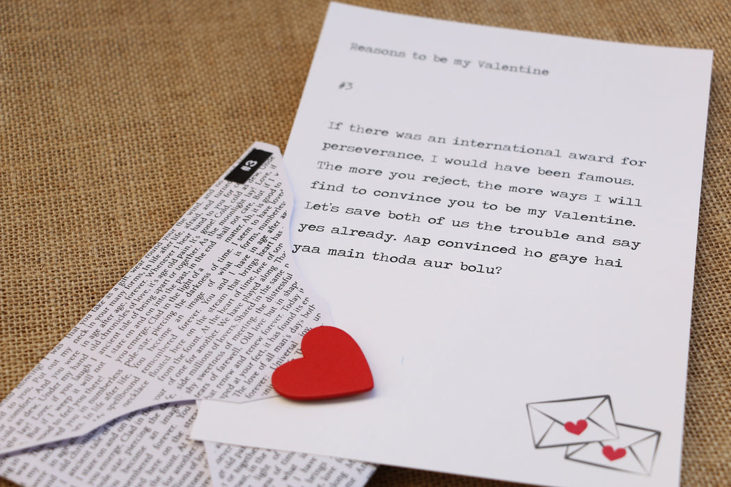 Letters to my Valentine