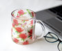 Waratahs Glass Mug - Strokes by Namrata Mehta