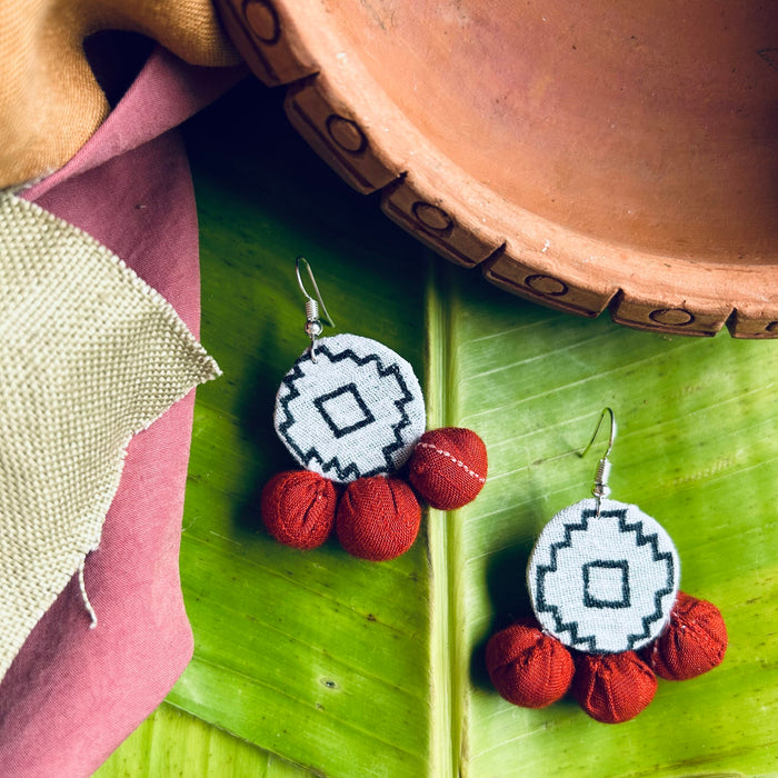 MITHLA TEXTILE EARRING