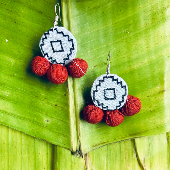 MITHLA TEXTILE EARRING