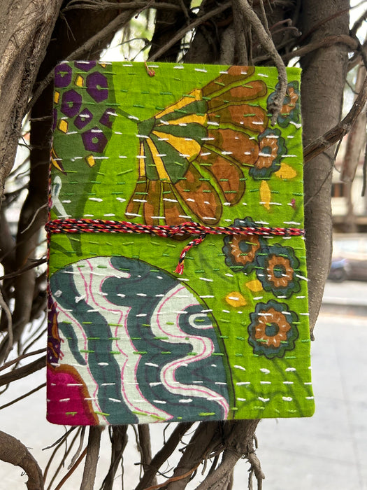 FLORA UPCYCLED HANDLOOM FABRIC JOURNAL (Doori)