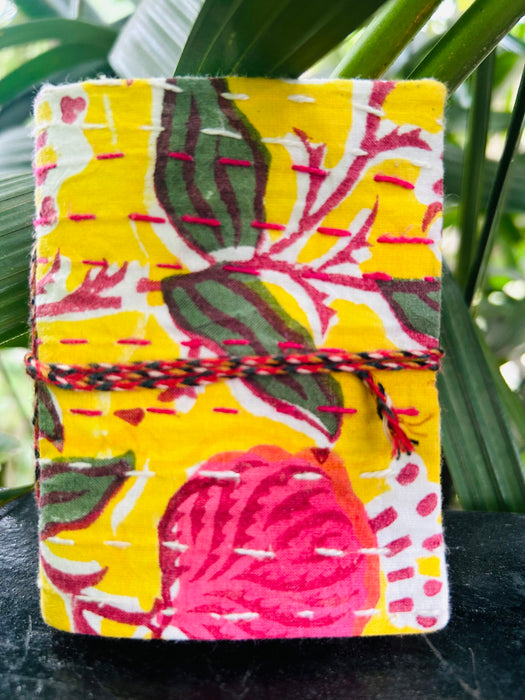 SOFT PARADISE FABRIC POCKET DIARY