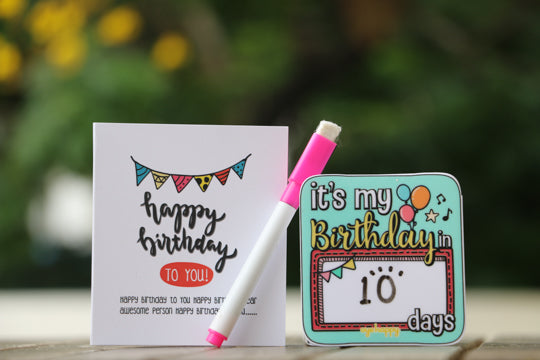 Birthday Countdown Magnet