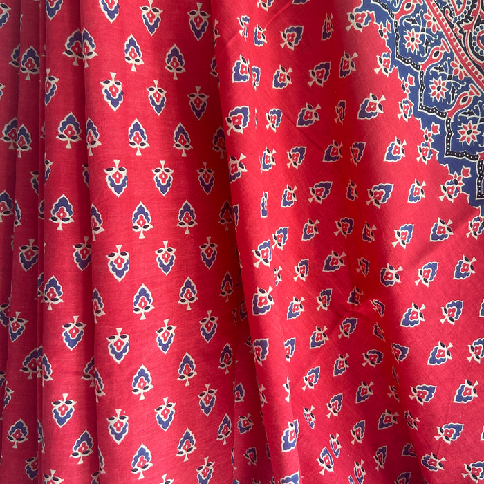 SINDURI MULMUL COTTON MULMUL SAREE