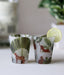 Leopard Print Frosted Shot Glasses - Strokes by Namrata Mehta