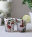 Giraffe Print Frosted Shot Glasses - Strokes by Namrata Mehta