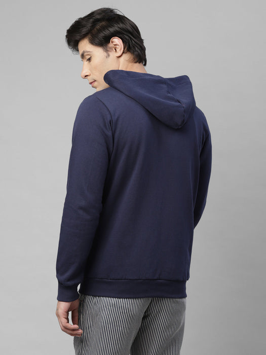 Front Zip With Hooded  Neck Fleece Jacket