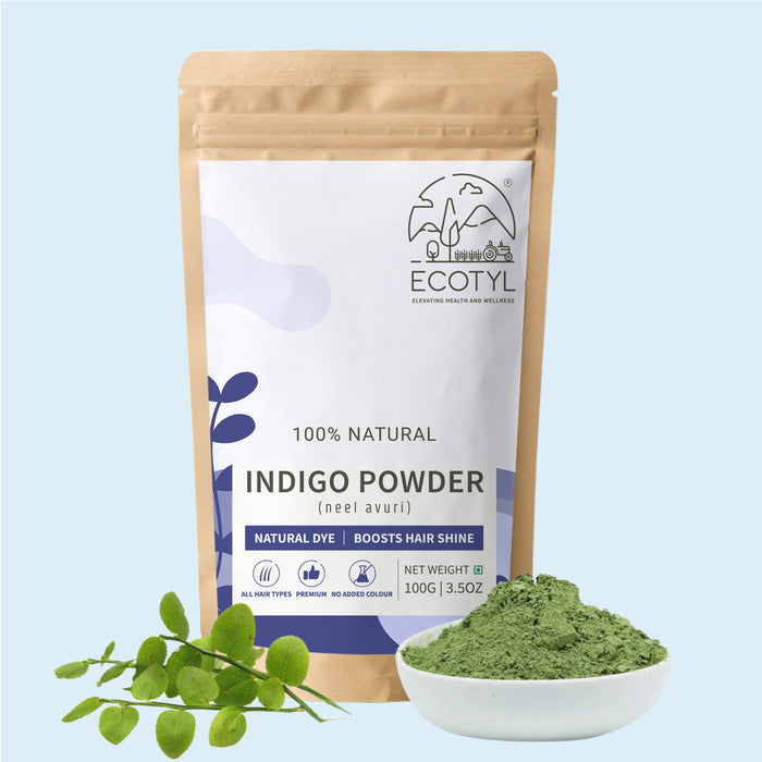 Indigo Powder | Neel Avuri | Natural Hair Dye | Hair Conditioning | 100G