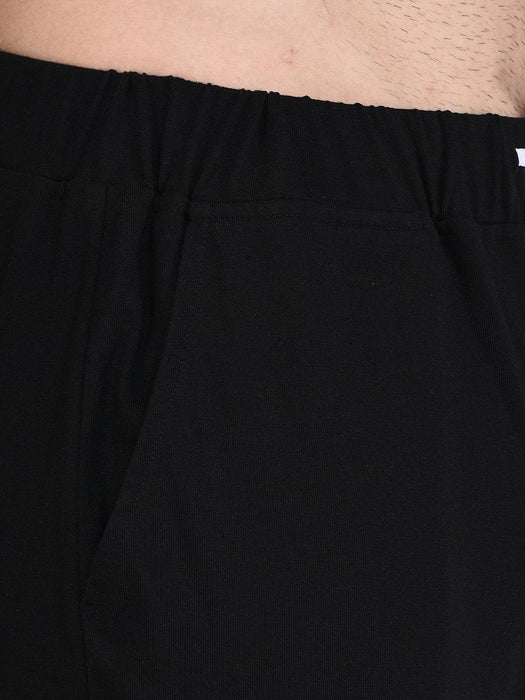 Black  Zip Detail joggers For men