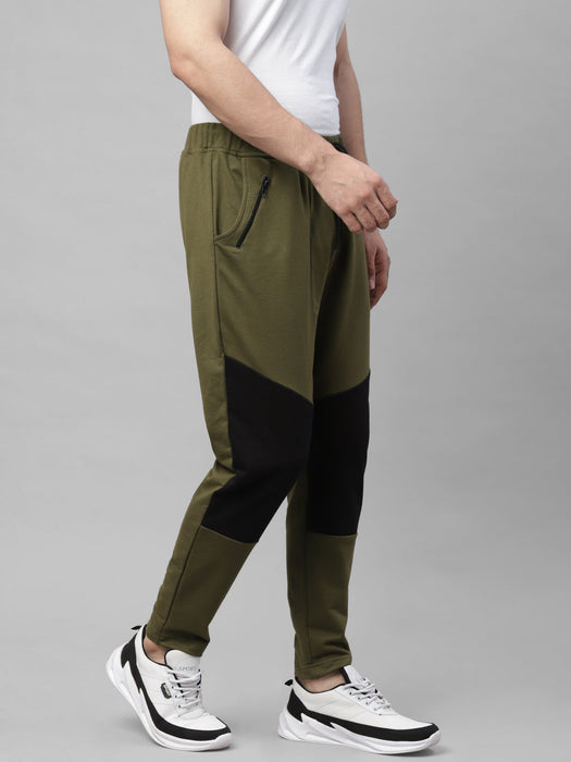 Cut & Sew With Zip Detail Pocket Terry Jogger