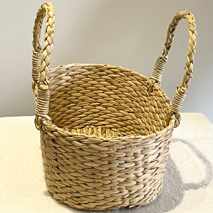 Natural Fiber Fruit Basket - Double Secure Handle