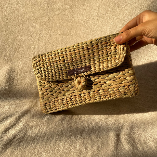 Golden Grass Classy Clutch