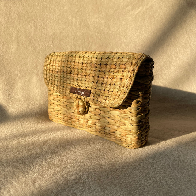 Golden Grass Classy Clutch