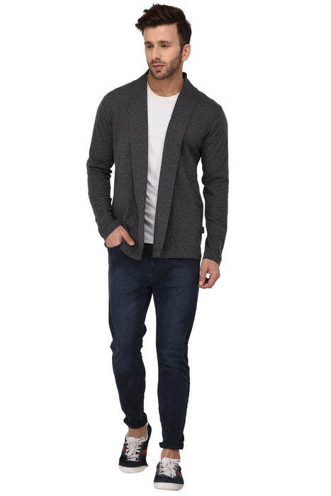 Open Cardigan Full Sleeve Shrug For Men