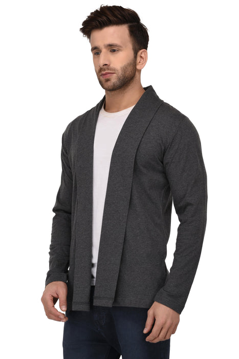 Open Cardigan Full Sleeve Shrug For Men