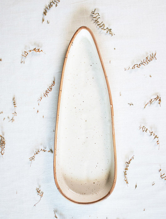 Ceramic Stoneware Rann Leaf Platter