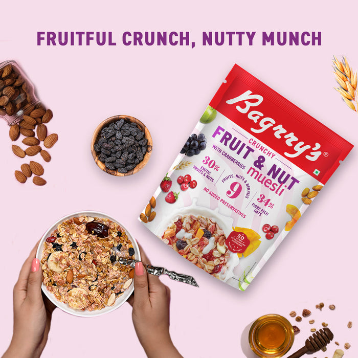 Fruit & Nut Muesli - 30% Exotic Fruits & Nuts