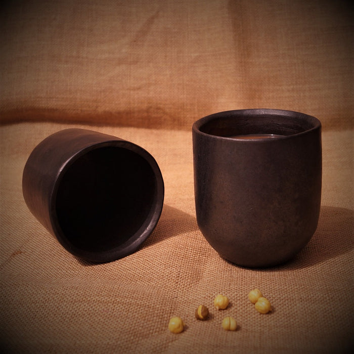 Longpi Black Pottery Tumbler Large