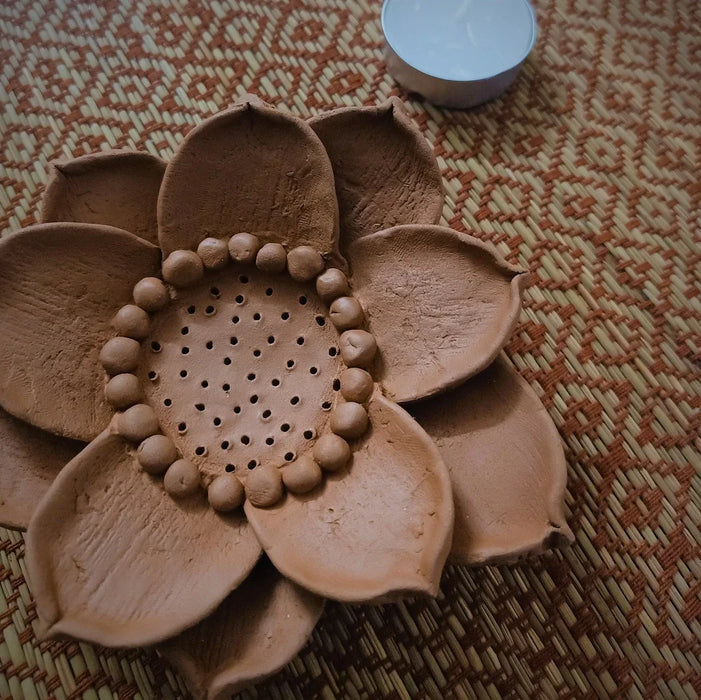 3-D Lotus Diya/Tealight Holder