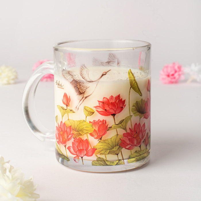 The Lotus Field Glass Mug