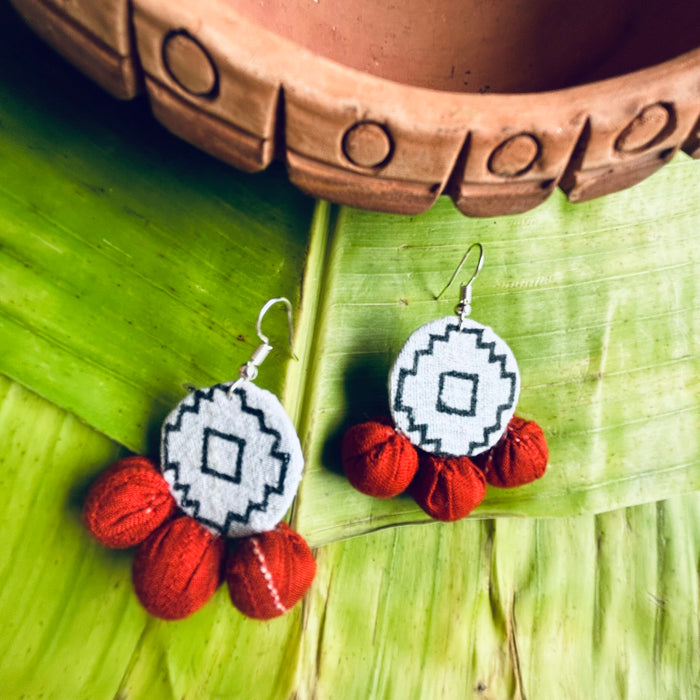 MITHLA TEXTILE EARRING