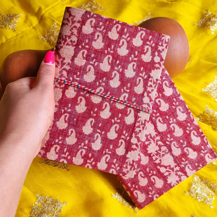 MITTI-UPCYCLED HANDLOOM FABRIC JOURNAL(doori)