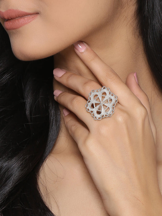 Mumtaz Ring - Silver