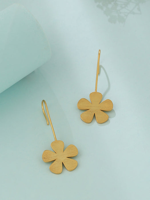 Fleur  Earrings -Golden