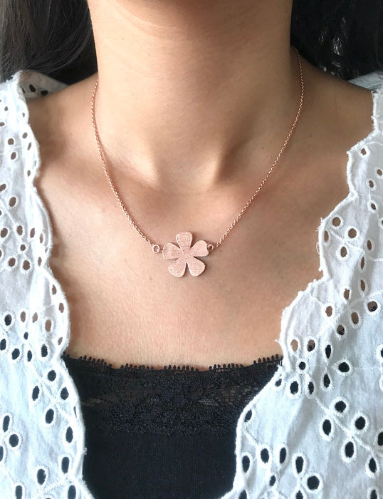 Fleur Necklace - Rose Gold