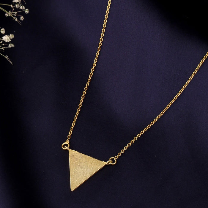 Triangle Necklace - Golden