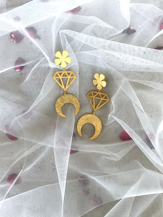 Triple Element Earrings