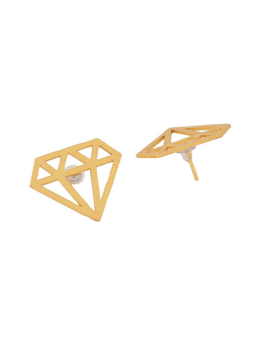 Diamond Studs - Gold