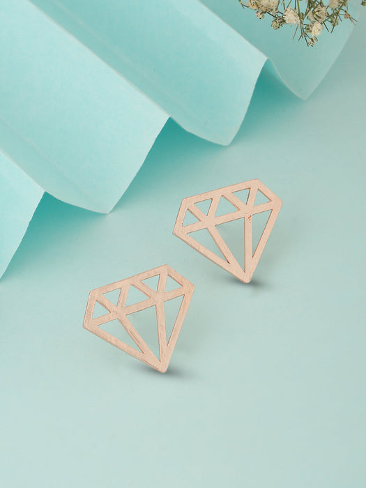 Diamond Studs - Rose Gold