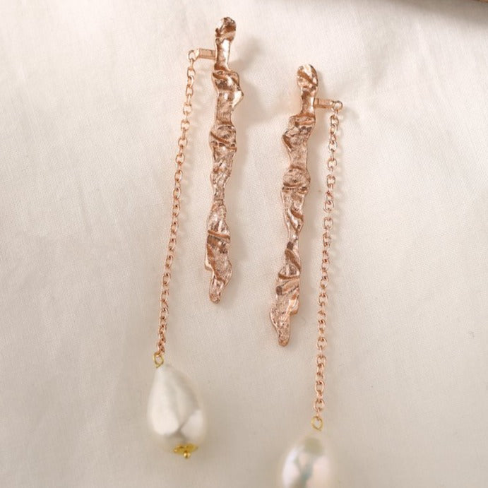 Claudia Earrings - Rose Gold