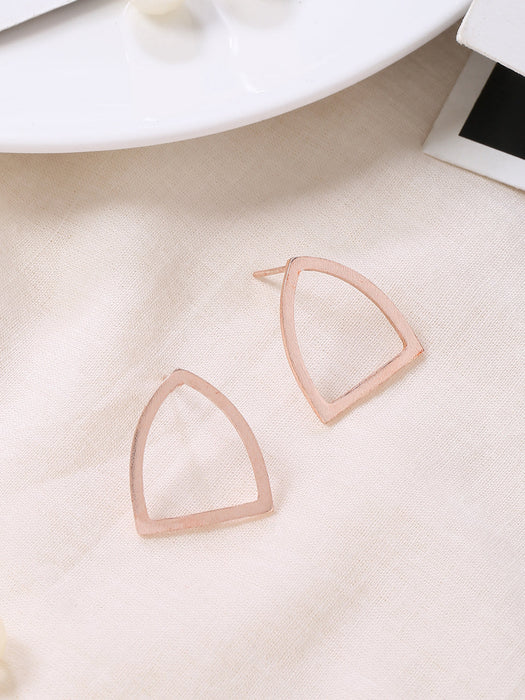 Armour Earrings - Rose Gold