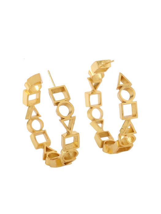 Ludic Hoops - Large (Golden)