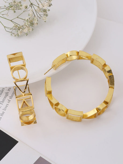 Ludic Hoops - Large (Golden)