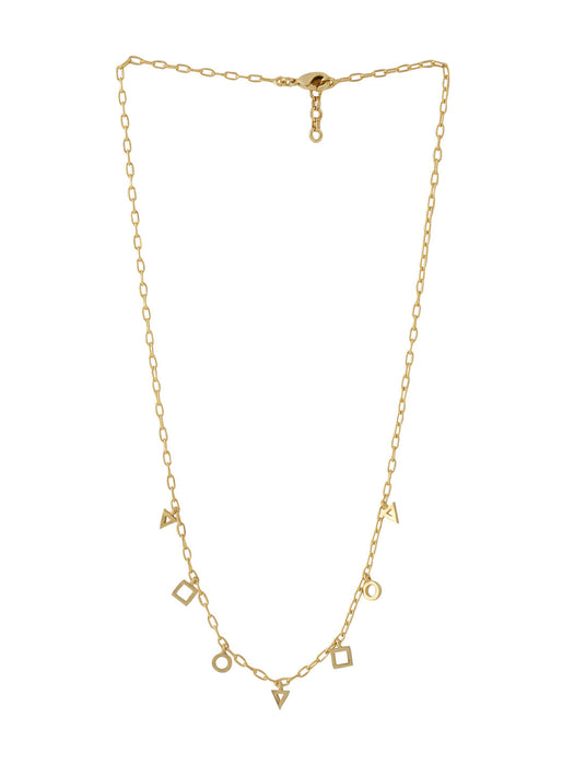 Sakshi Sindwani-River Necklace Golden