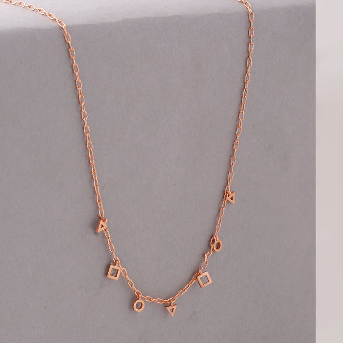 River Necklace - Rose Gold