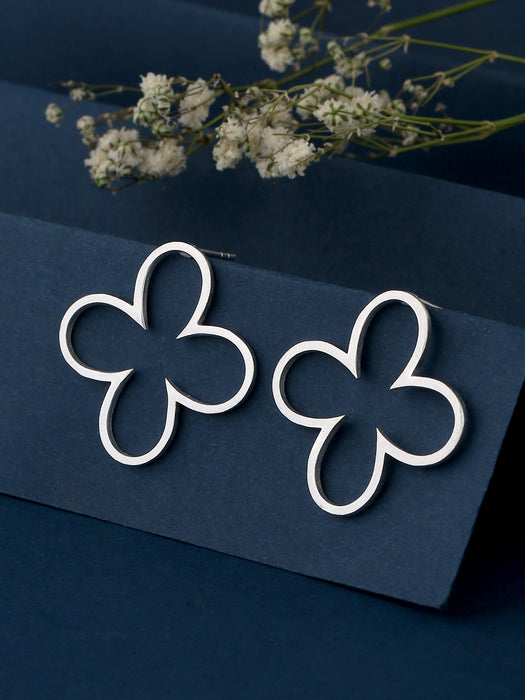 Bud Earrings - Silver