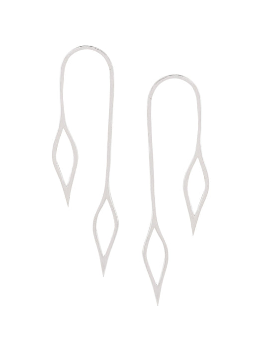 Foliage Earrings - Silver