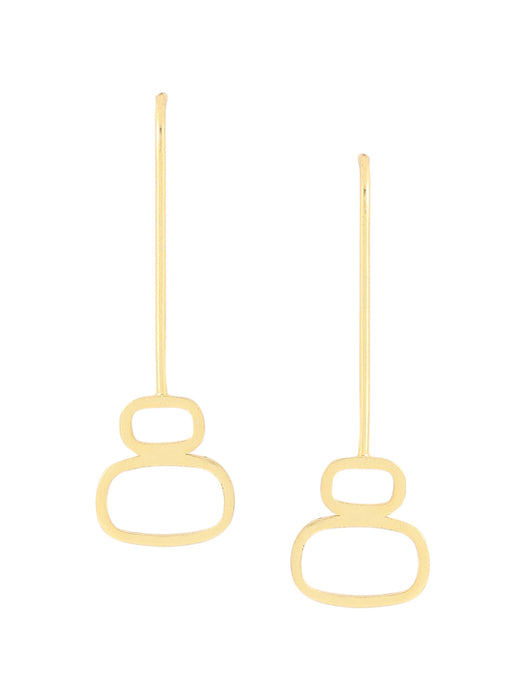 Pebble Earrings - Golden