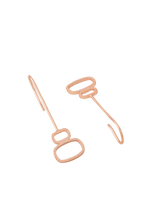 Pebble Earrings - Rose Gold